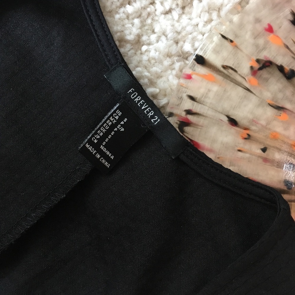 SOLD Forever 21 Little Black Dress LBD Small - Picture 4 of 8